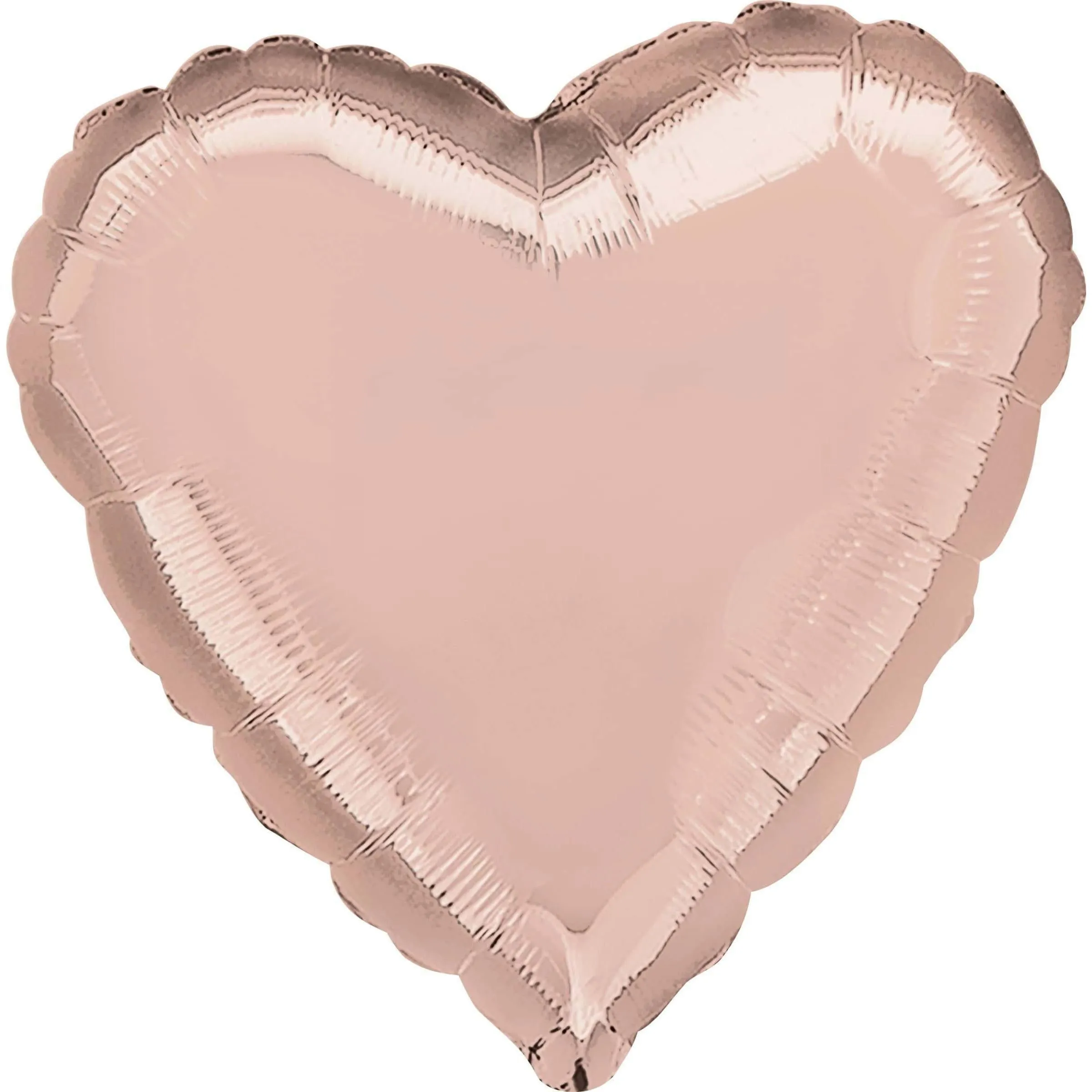 18-inch Rose Gold Heart-Shaped Foil Balloon