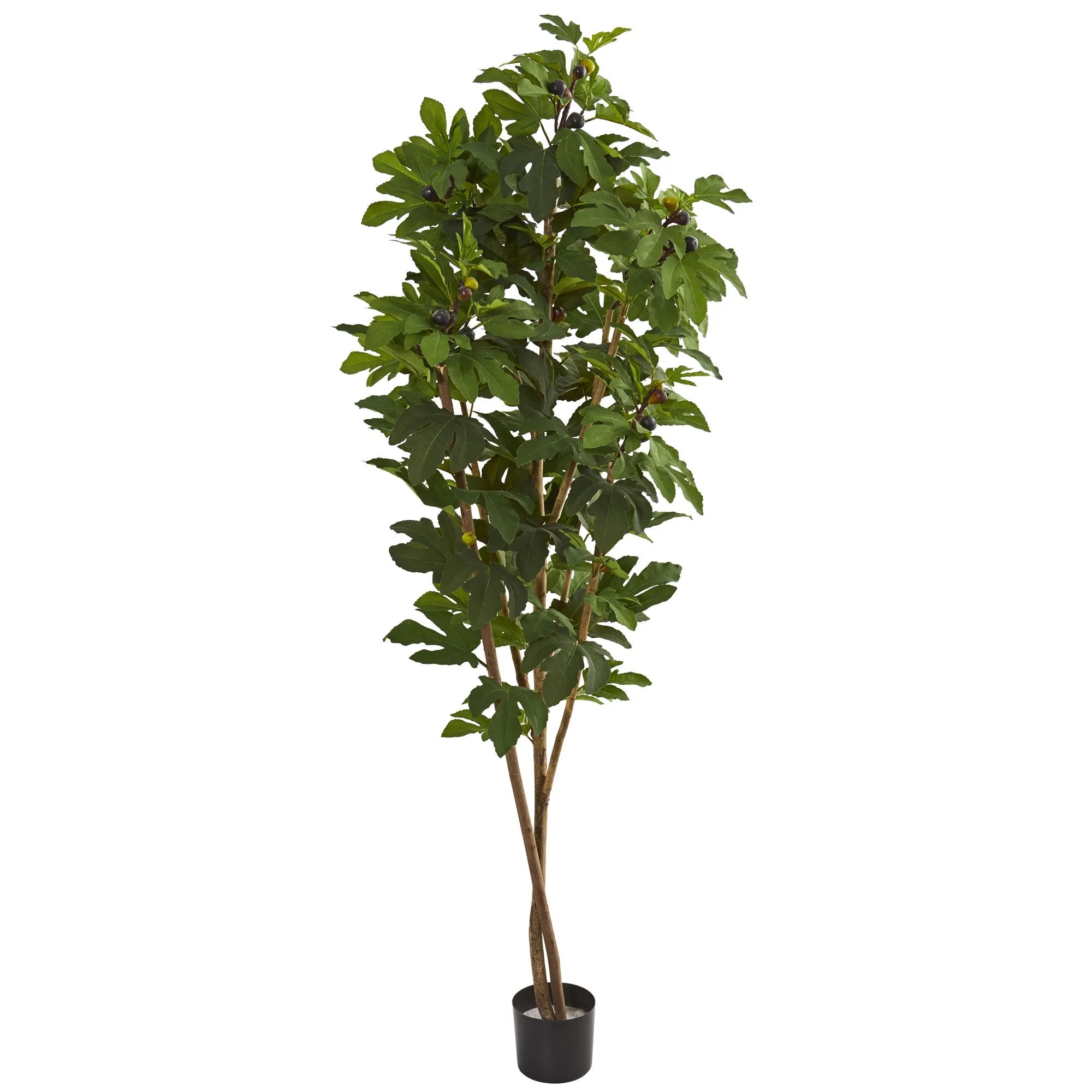 81-inch Artificial Fig Tree with Sturdy Trunk