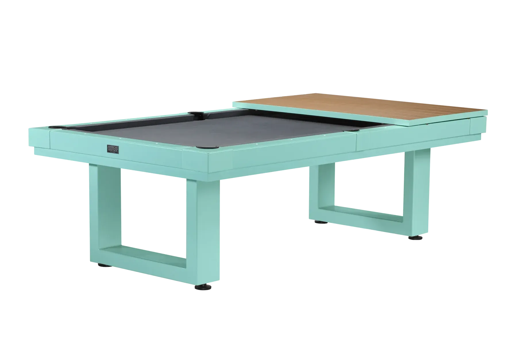 American Heritage Billiards Lanai Outdoor 8' Dining Top in Seafoam Teal
