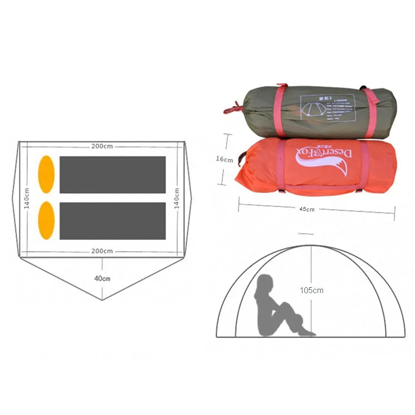 Backpacking Tent  2 Person