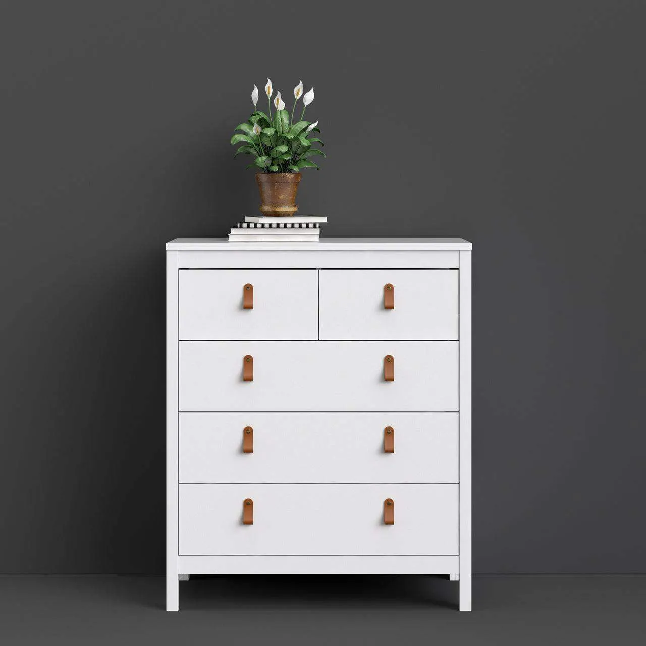 Barcelona Chest 3 2 drawers in White