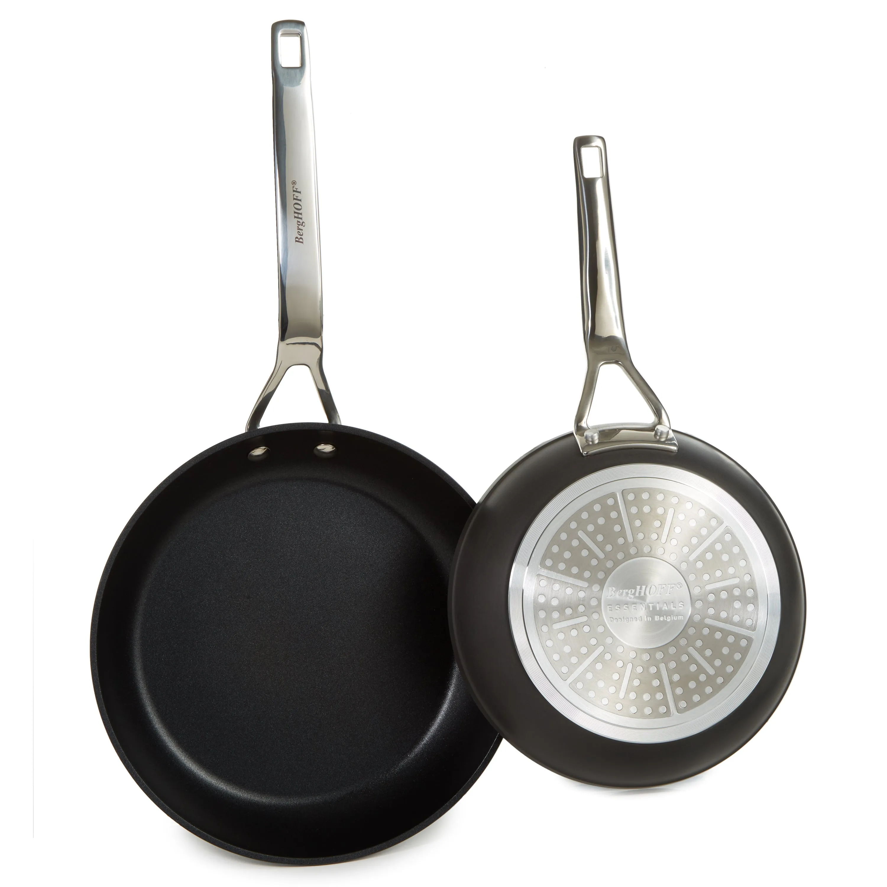 BergHOFF Essentials Nonstick Hard Anodized Fry Pan 8", Black
