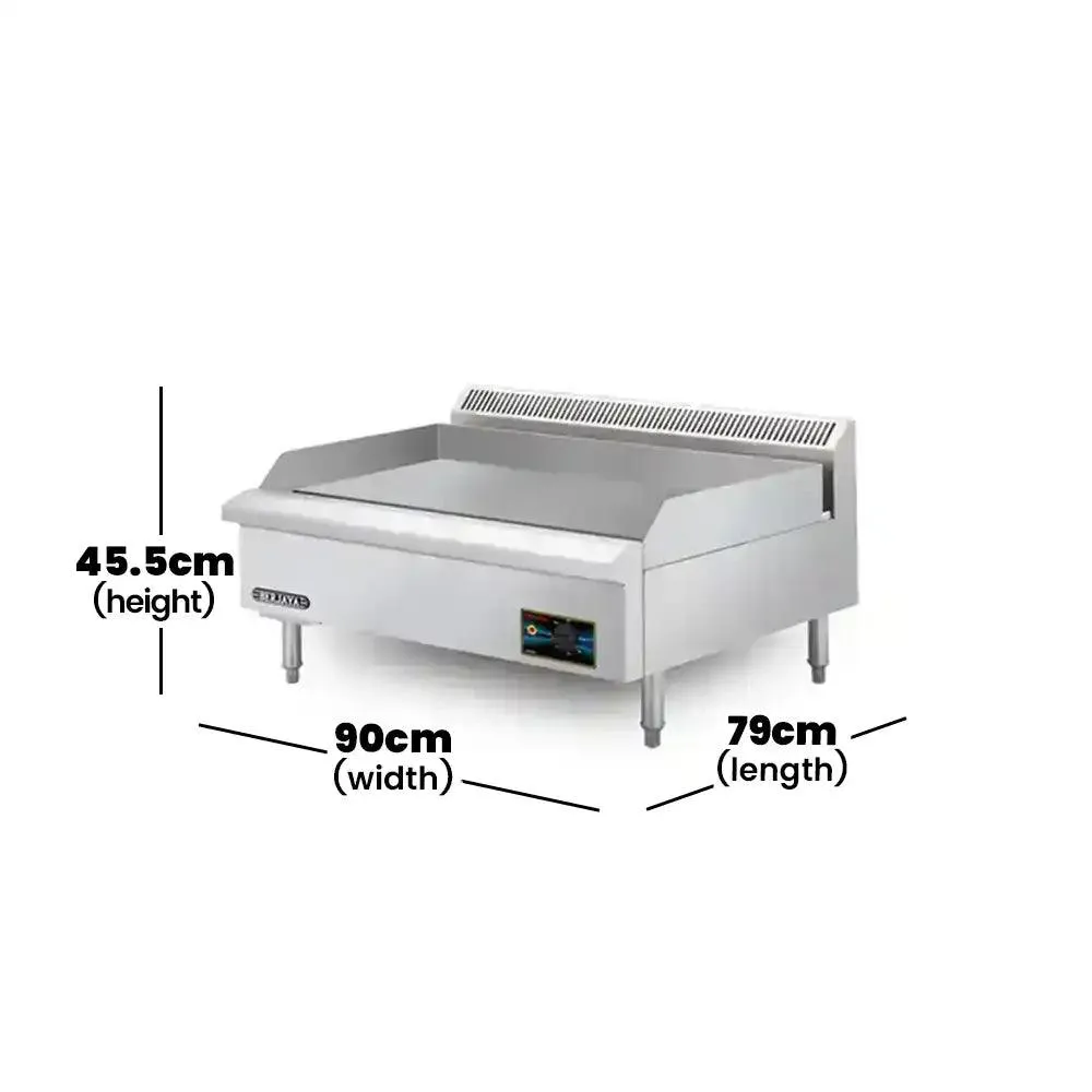 Berjaya EG5250-17 Electric 5250W Table Top Griddle Station 3-Phase, 90 X 79 X 45.5 cm