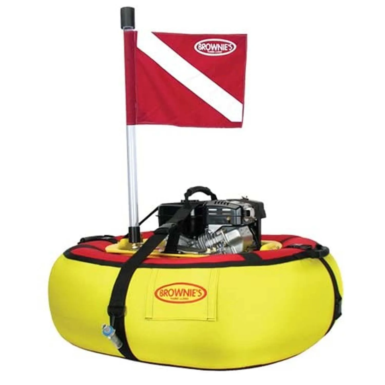 Brownie's Pioneer Deluxe Gas Powered Tankless Floating Hookah System