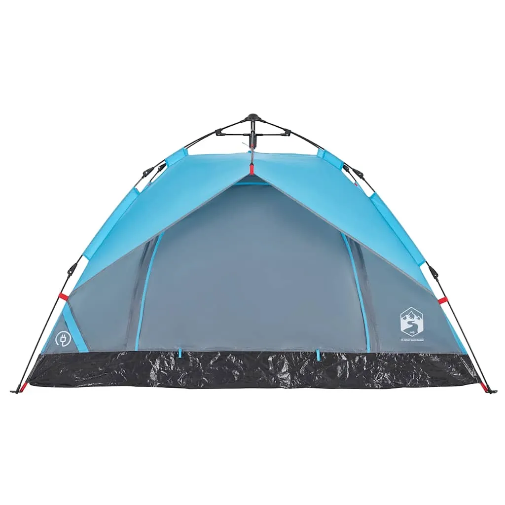 Camping Tent Dome 2-Person Blue Quick Release