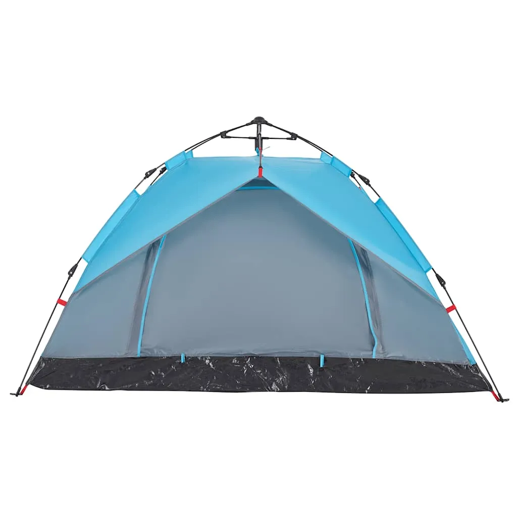 Camping Tent Dome 2-Person Blue Quick Release