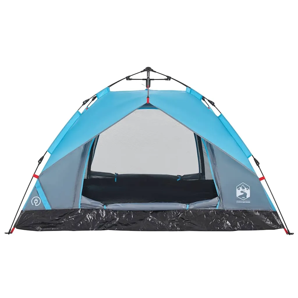 Camping Tent Dome 2-Person Blue Quick Release