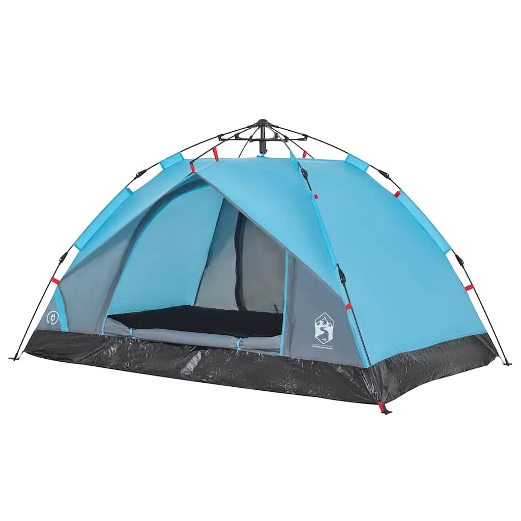 Camping Tent Dome 2-Person Blue Quick Release