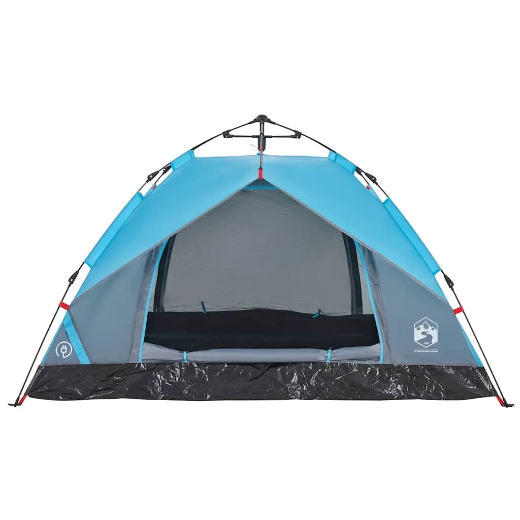 Camping Tent Dome 2-Person Blue Quick Release