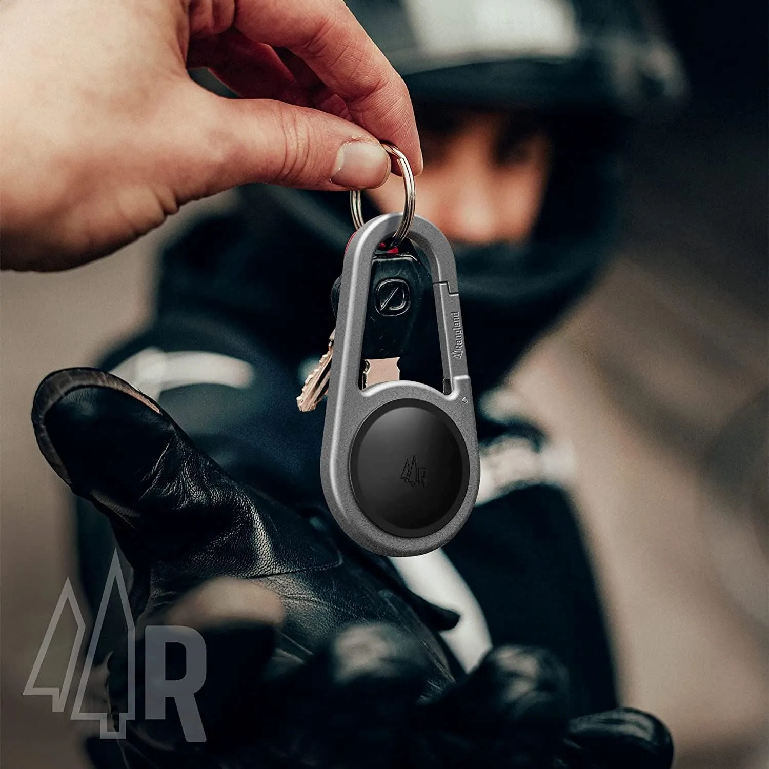 Carabiner AirTag Holder with Keychain