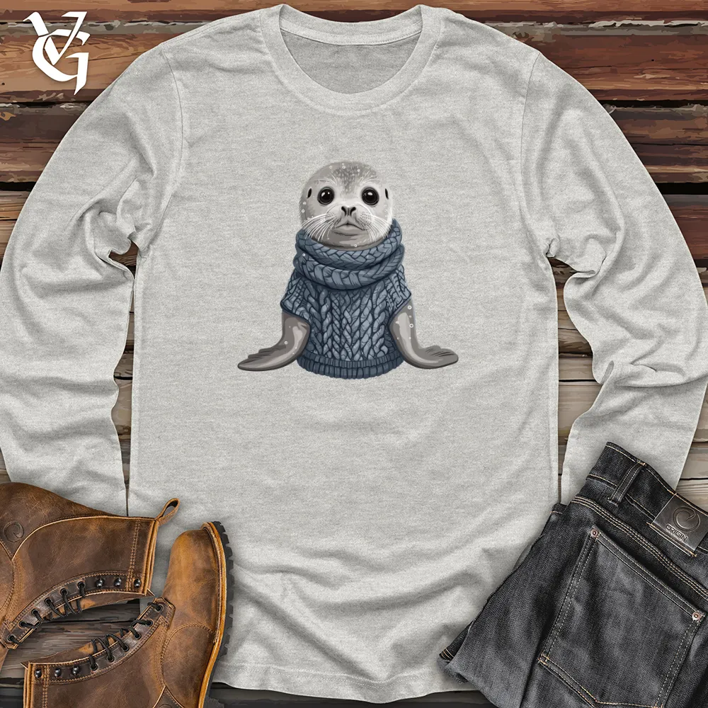 Cozy Seal Knit Long Sleeve