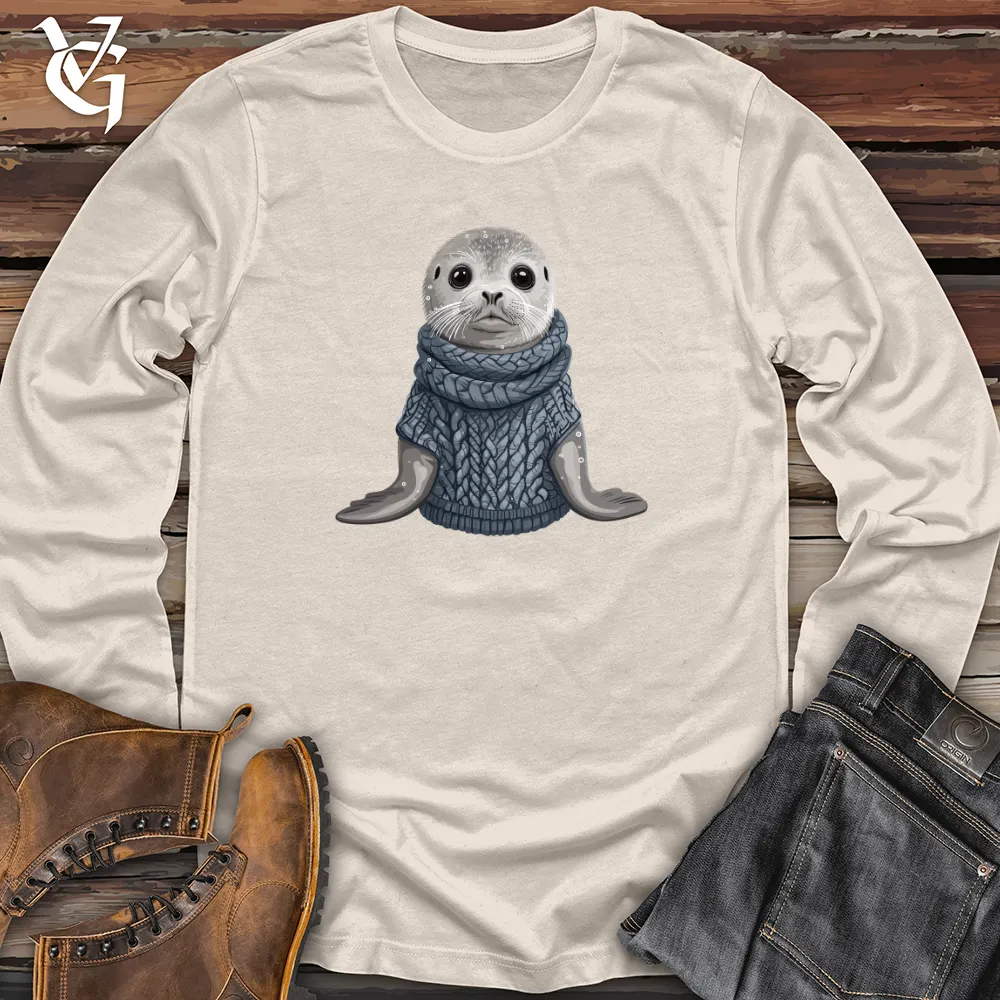 Cozy Seal Knit Long Sleeve