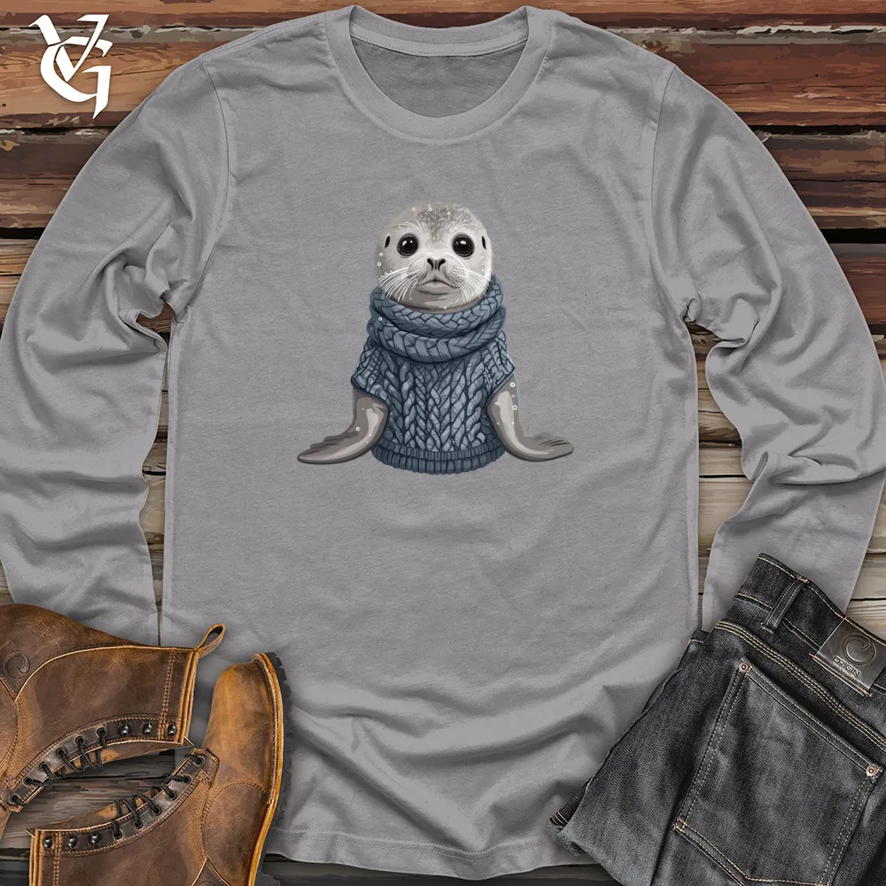 Cozy Seal Knit Long Sleeve