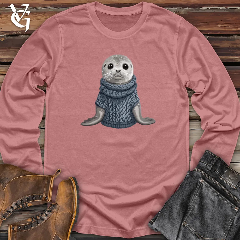 Cozy Seal Knit Long Sleeve