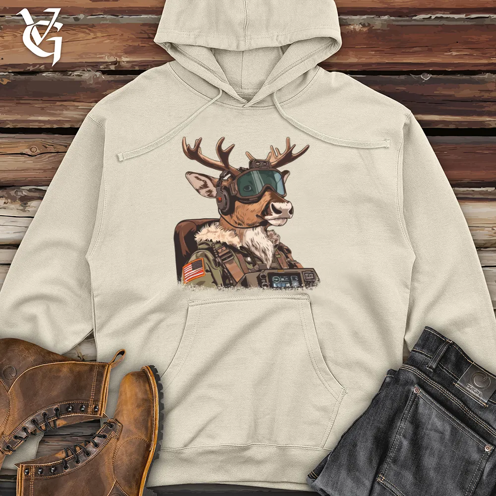 Deer Pilot Gear up Midweight Hooded Sweatshirt