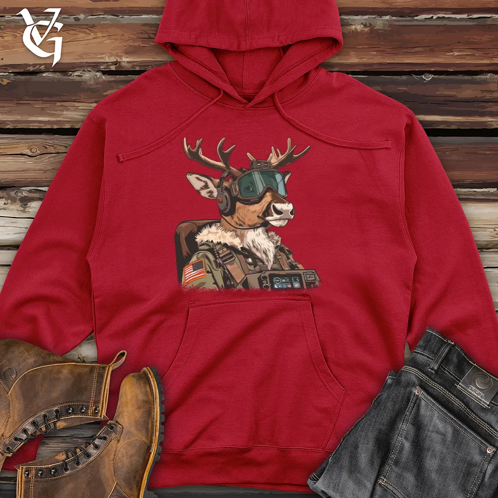 Deer Pilot Gear up Midweight Hooded Sweatshirt