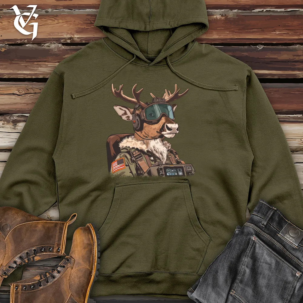 Deer Pilot Gear up Midweight Hooded Sweatshirt