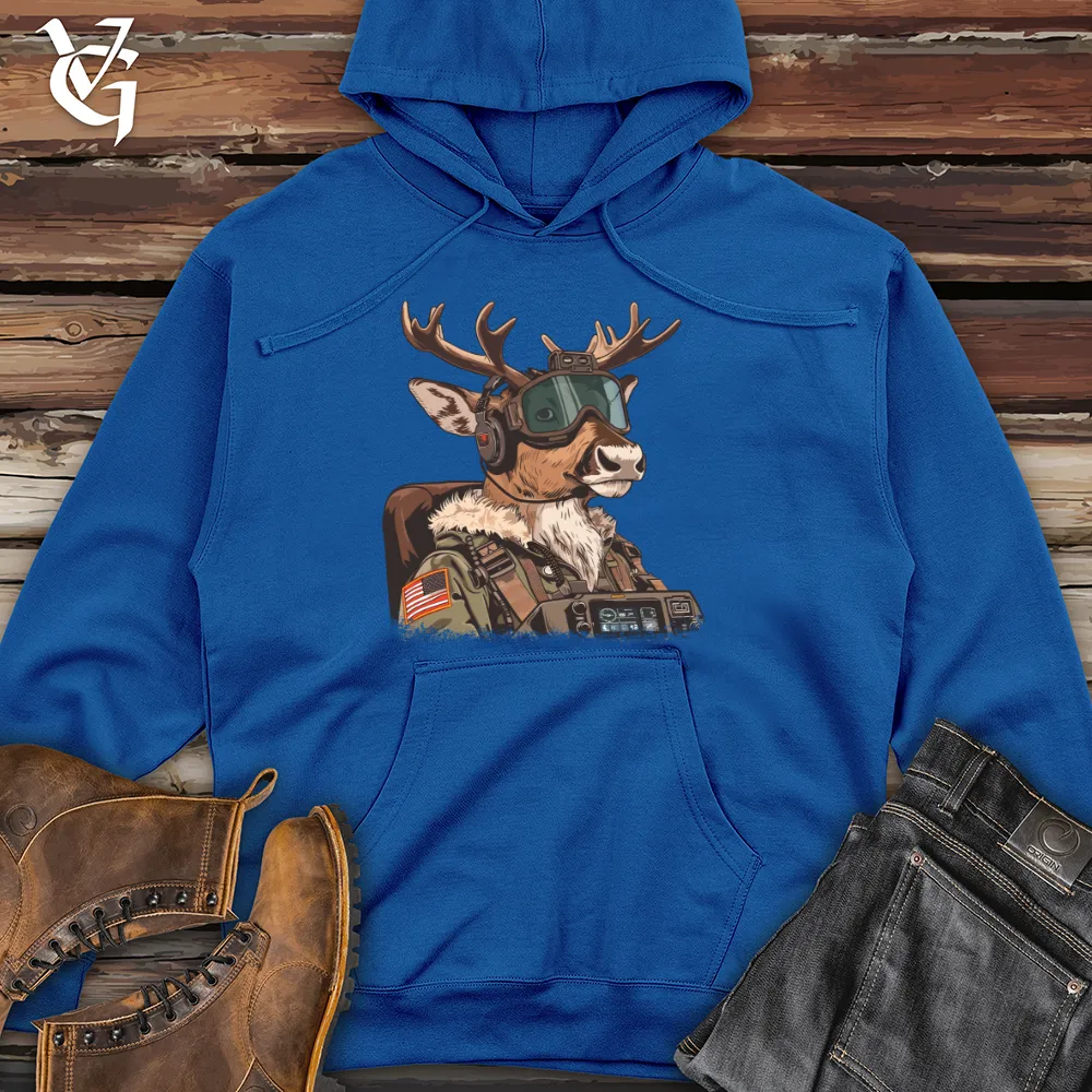 Deer Pilot Gear up Midweight Hooded Sweatshirt