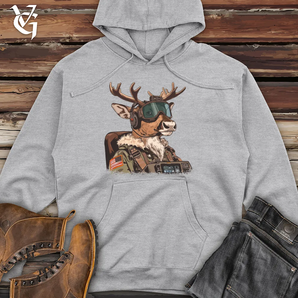 Deer Pilot Gear up Midweight Hooded Sweatshirt