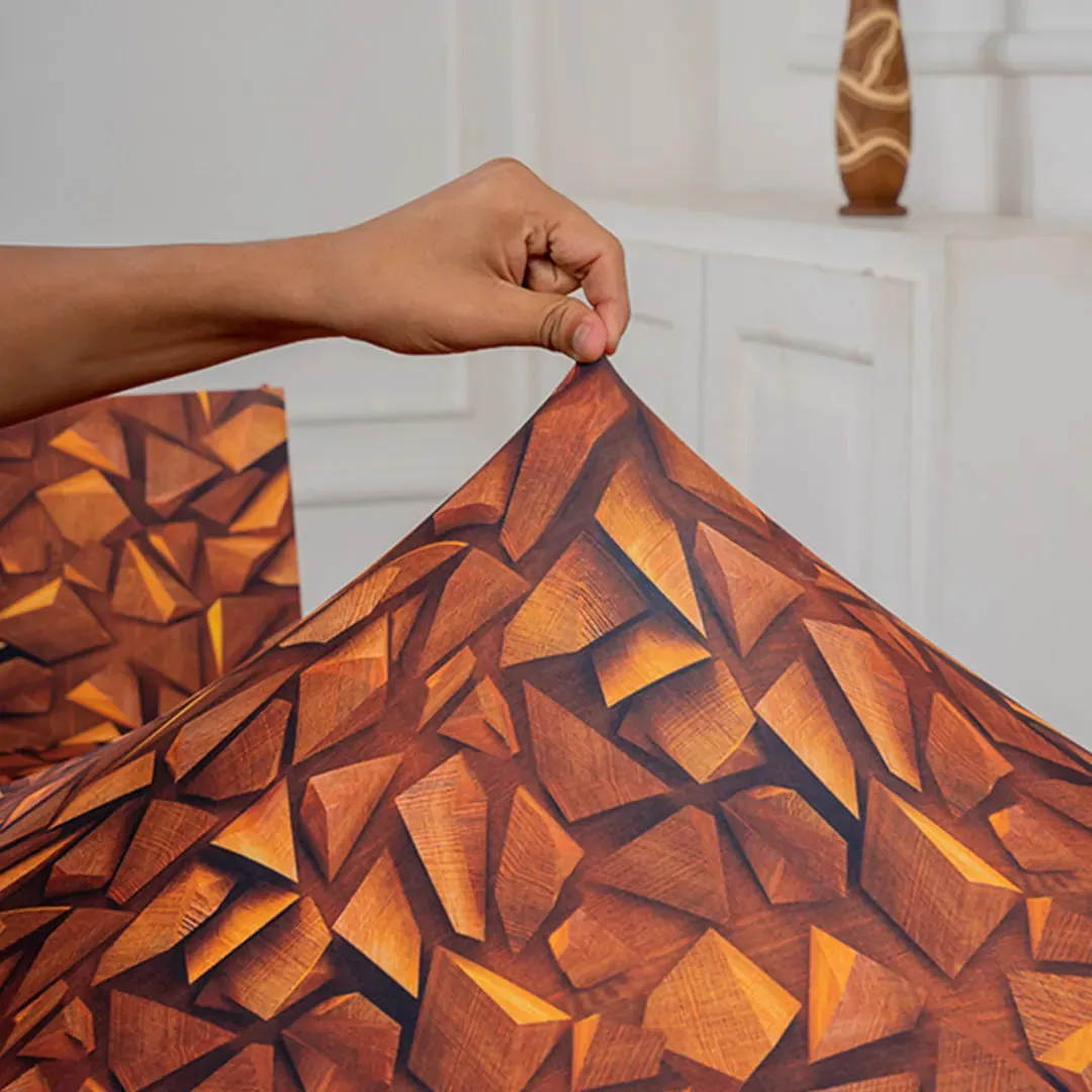 DivineTrendz Exclusive - Wood Smoke Elastic Chair & Table Covers