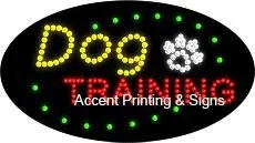 Dog Training Flashing & Animated LED Sign (High Impact, Energy Efficient)
