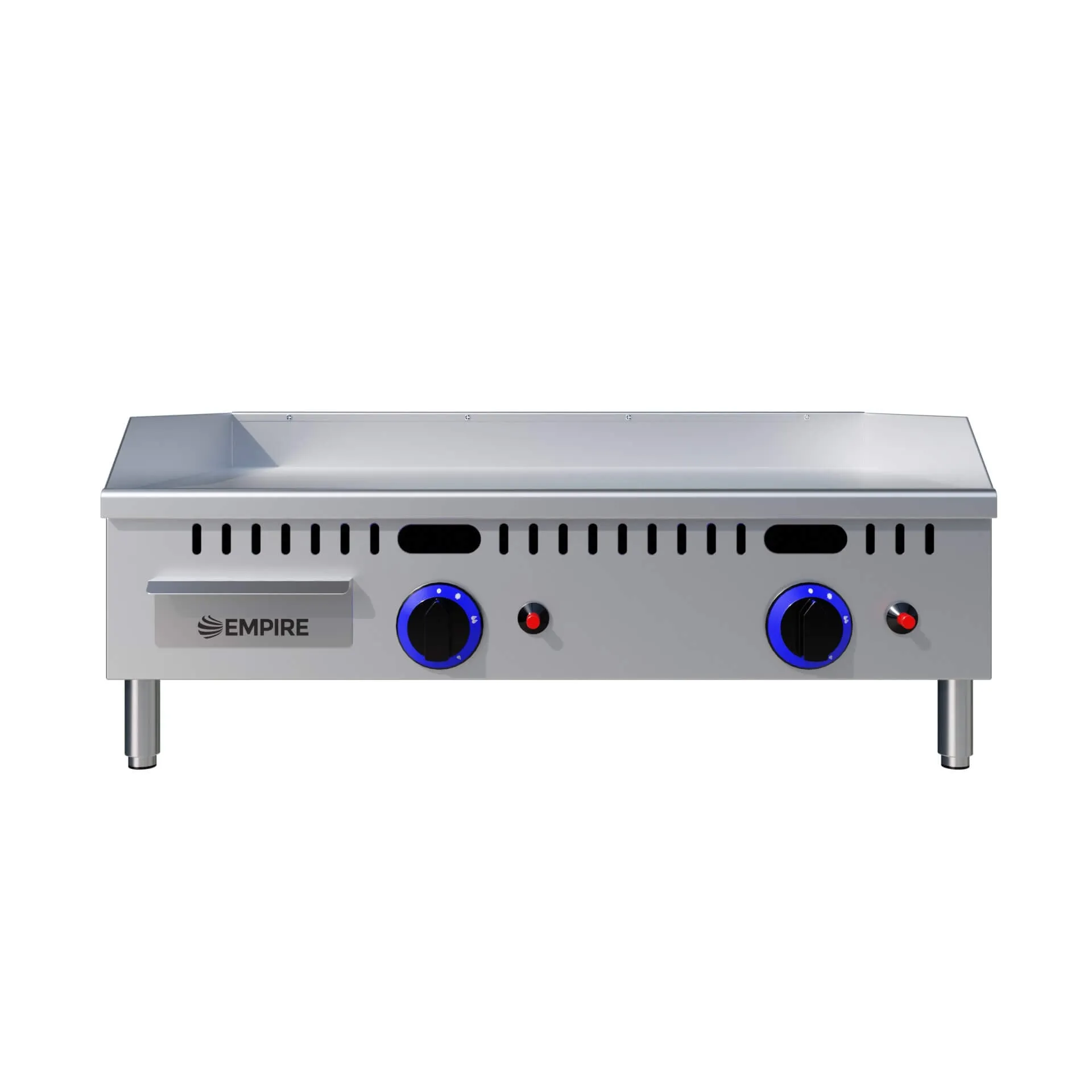 Empire 2 Burner Gas Griddle Counter Top 760mm Wide - EMP-PL-JY-760