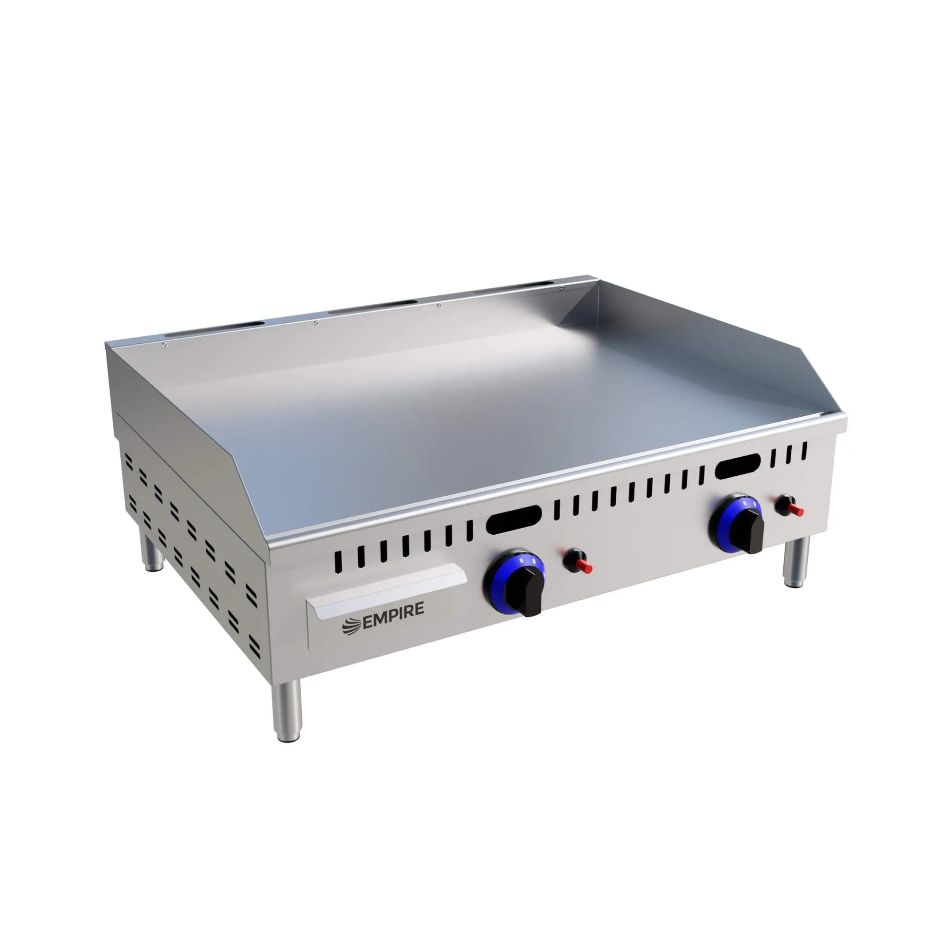 Empire 2 Burner Gas Griddle Counter Top 760mm Wide - EMP-PL-JY-760