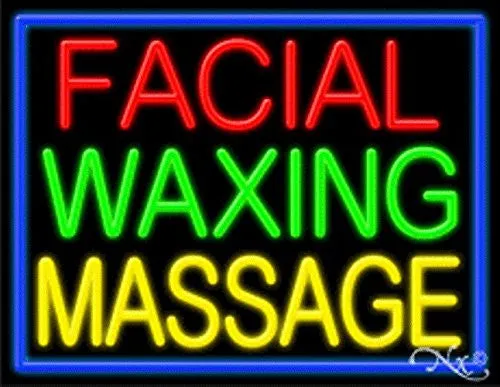 Facial/Waxing/Massage Handcrafted Energy Efficient Glasstube Neon Signs