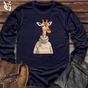 Giraffe Cozy Sweater Long Sleeve