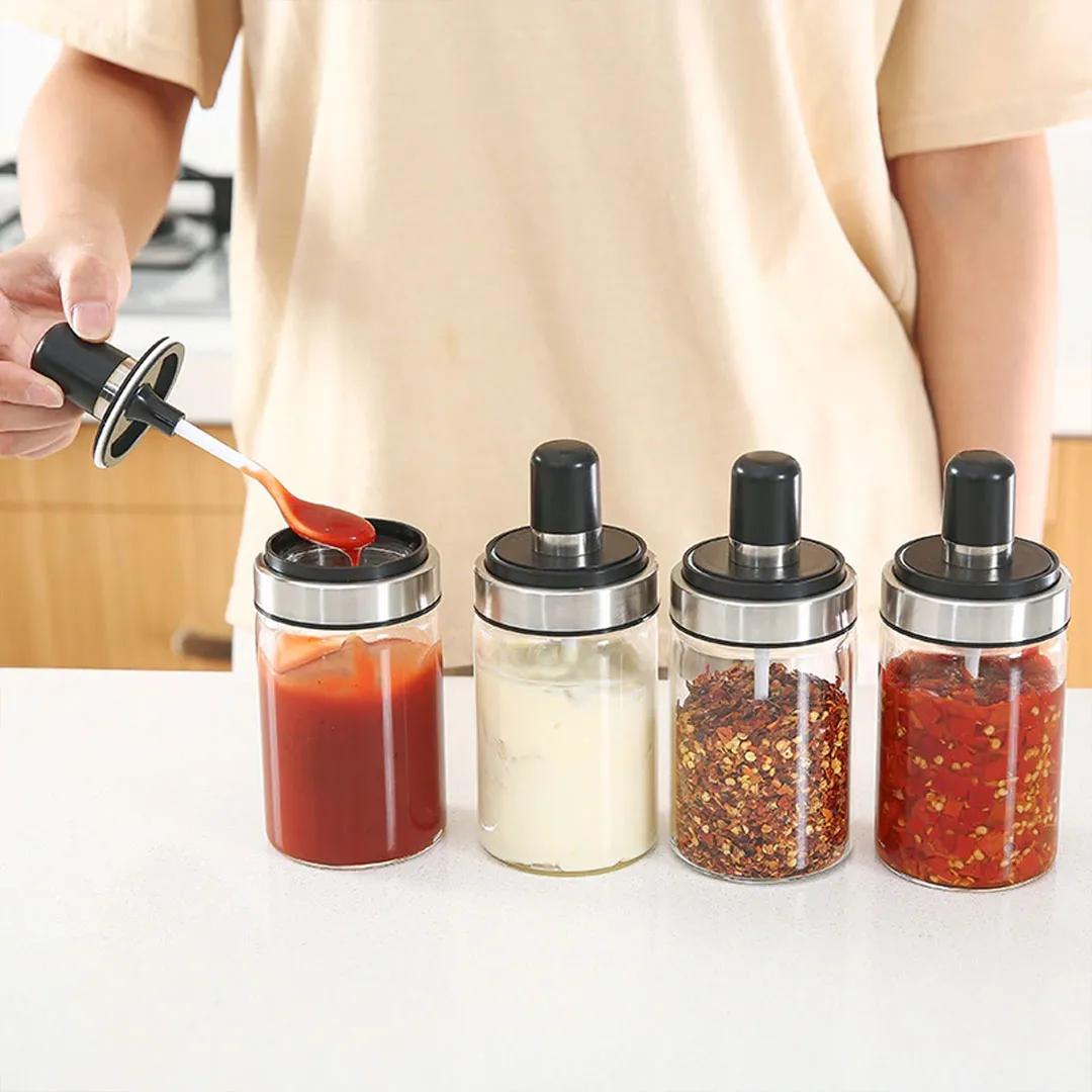 Glass Seasoning Brush, Spoon Bottle