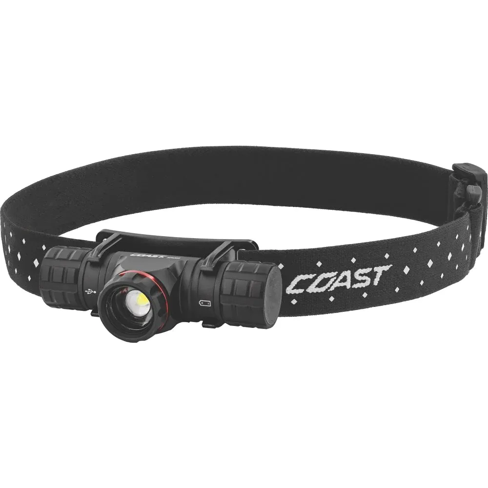 Headlamp - COAST XPH30R 1000 Lumen Rechargeable Dual Power Magnetic LED Headlamp, 30611