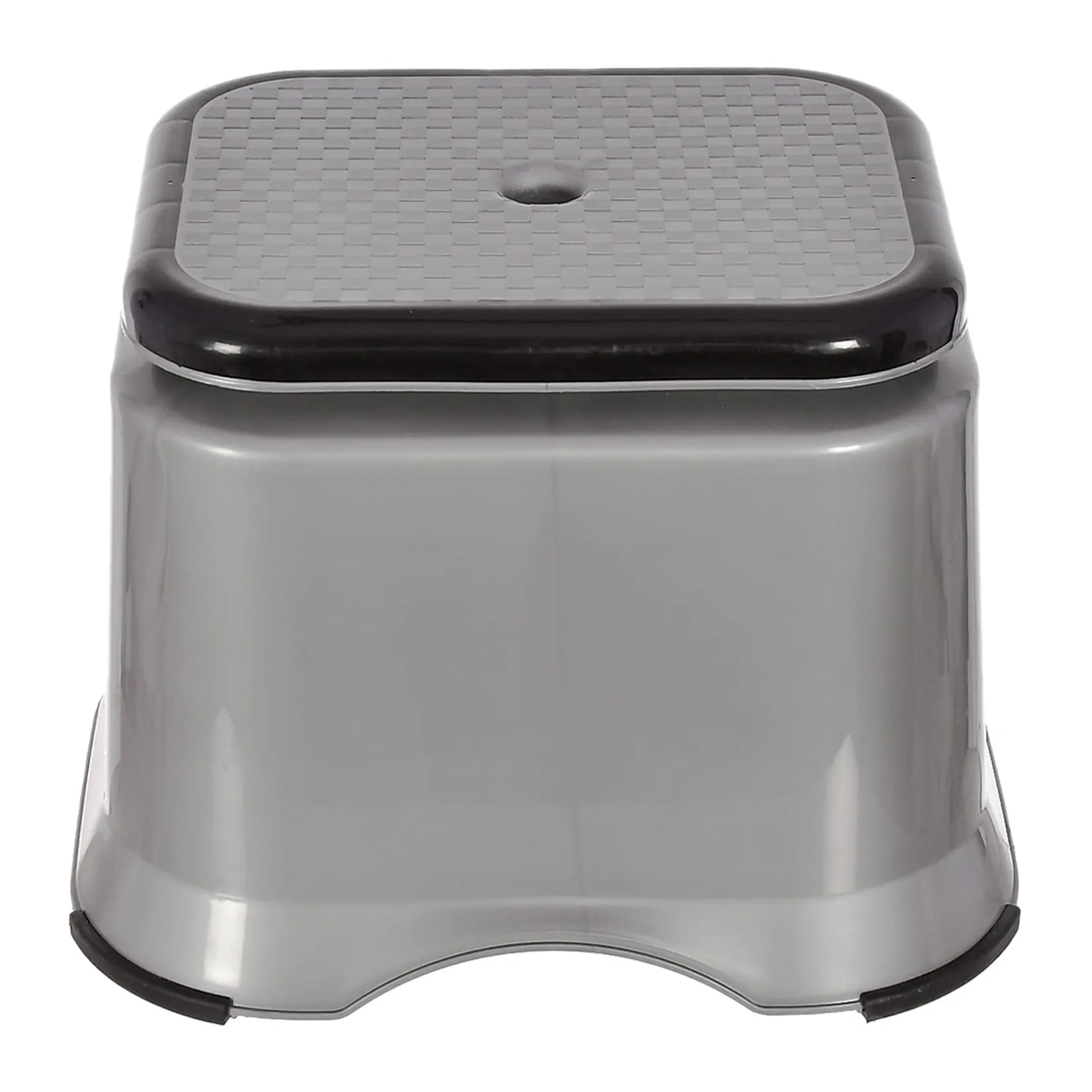 Heart Home Ultra 10 Anti-Slip Plastic Stool for Bathroom, Kitchen, Bedroom, Toy Room and Living Room (Grey)-46HH0146, Standard