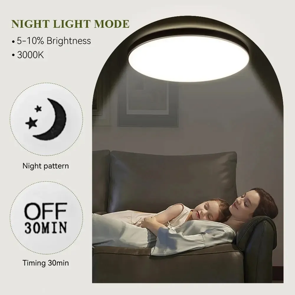 Housing Led Ceiling Lamp Home Ultra Bright for Living Room Dimmable LED Panel Lamp for Bedroom Kitchen Corridor Ceil Lighting