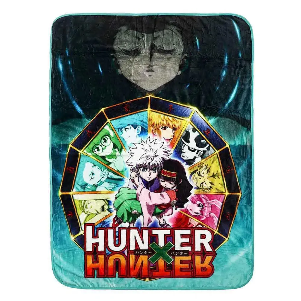Hunter x Hunter - Killua & Alluka Zoldyck Plush Throw Blanket (Fleece, 45"x60") - Bioworld