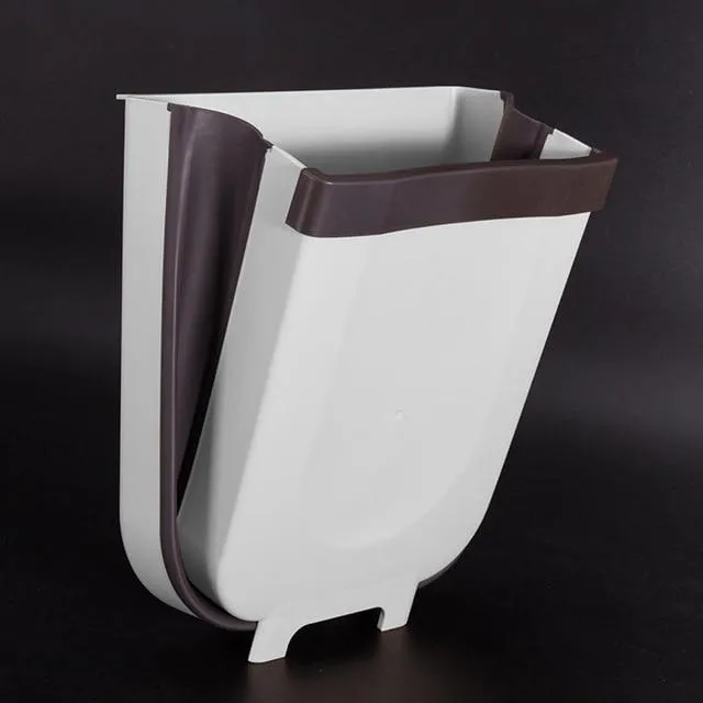 Kitchen Space-Saving Foldable Hanging Garbage Bin