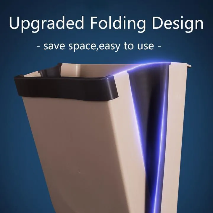 Kitchen Space-Saving Foldable Hanging Garbage Bin