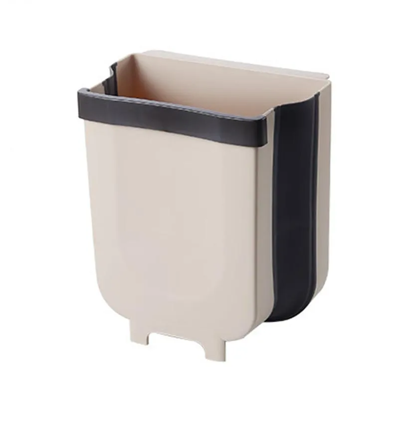 Kitchen Space-Saving Foldable Hanging Garbage Bin