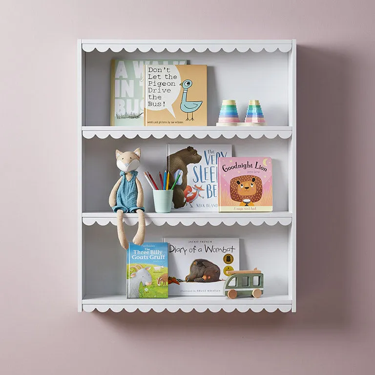 Maisie Scalloped Wall Shelf