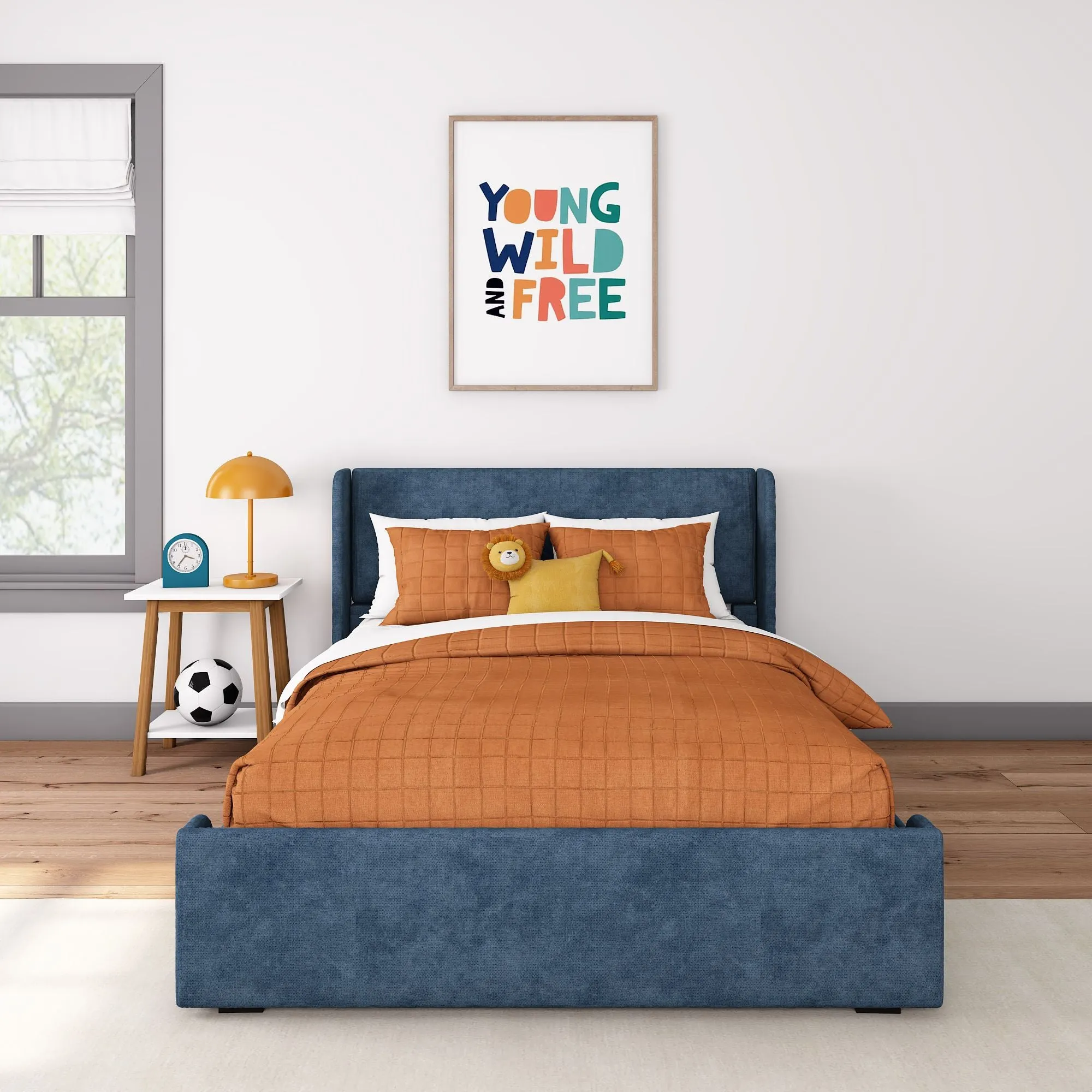 Nicholas Upholstered Full Bed With Storage