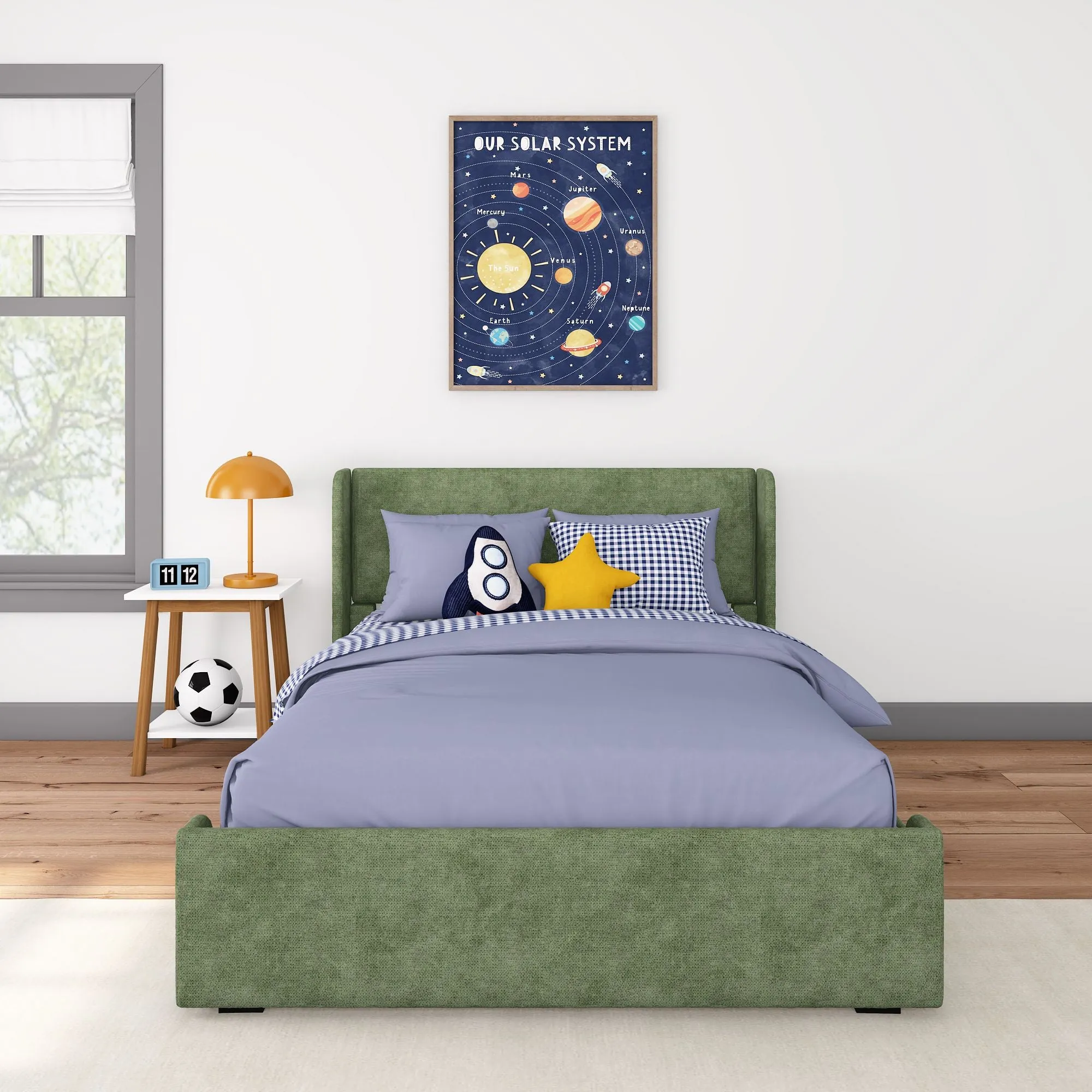 Nicholas Upholstered Full Bed With Storage