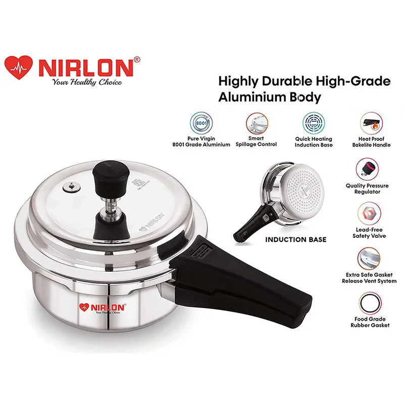 Nirlon Pressure Cooker - 2000 ML/ 8 Inches