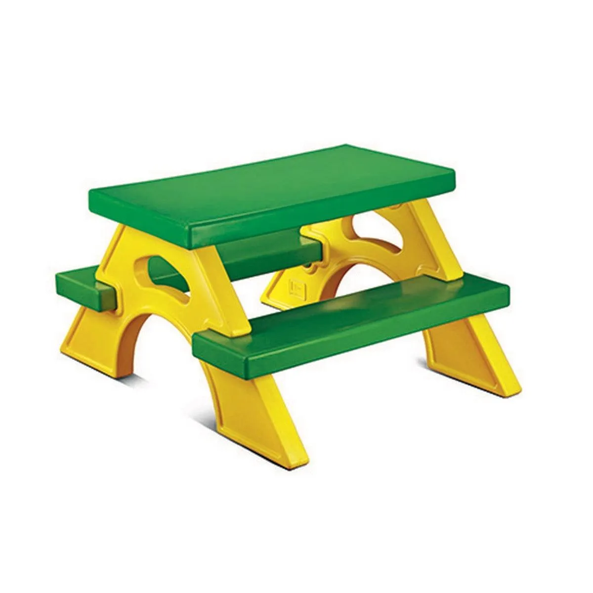 Ok Play Joy Station, Comfort And Safety For Four Kids, Perfect For Home And School, Green & Yellow, 2 to 4 Years