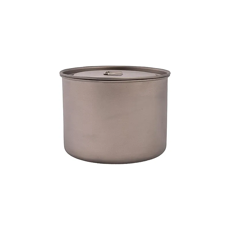 Olicamp Space Saver Pot with Lid (Titanium)