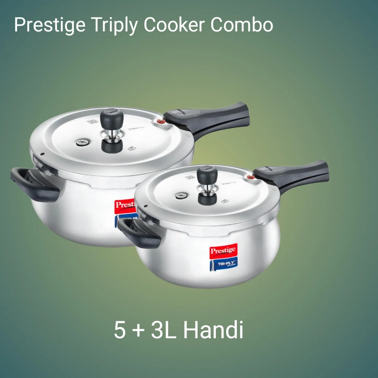 Prestige Svachh Triply Handi Cooker Combo 5 3L