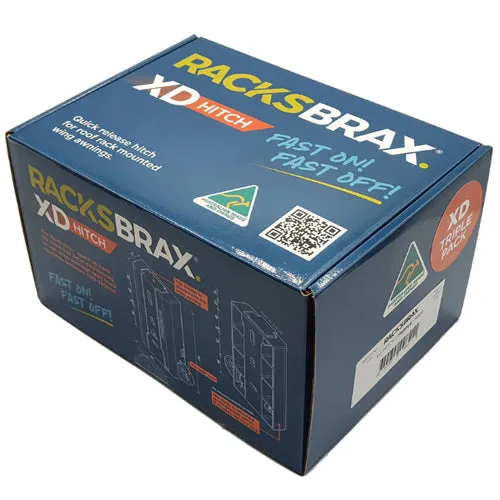 RacksBrax Quick Release XD Hitch 180 / 270 Awning Mounts (Triple) - RacksBrax - 9001