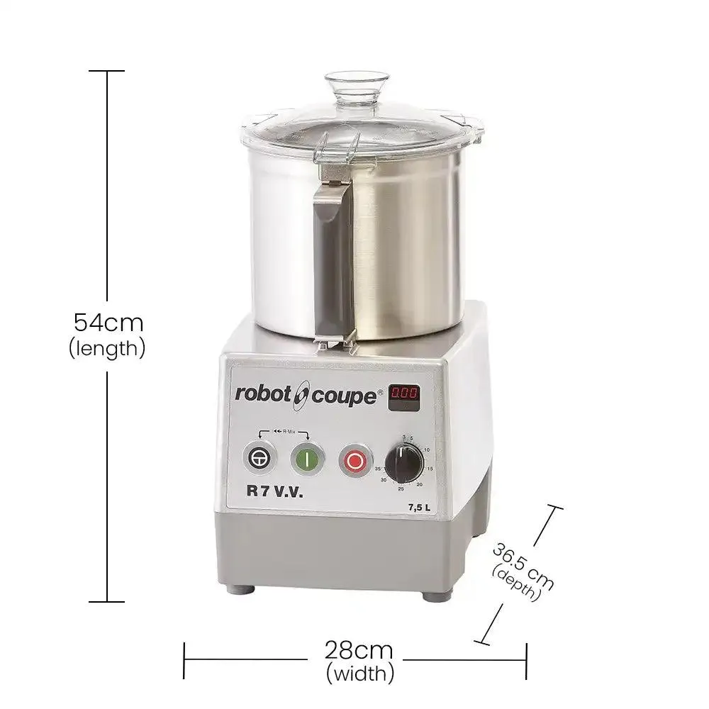 Robot Coupe Cutter Mixer 7.5L R 7 V.V