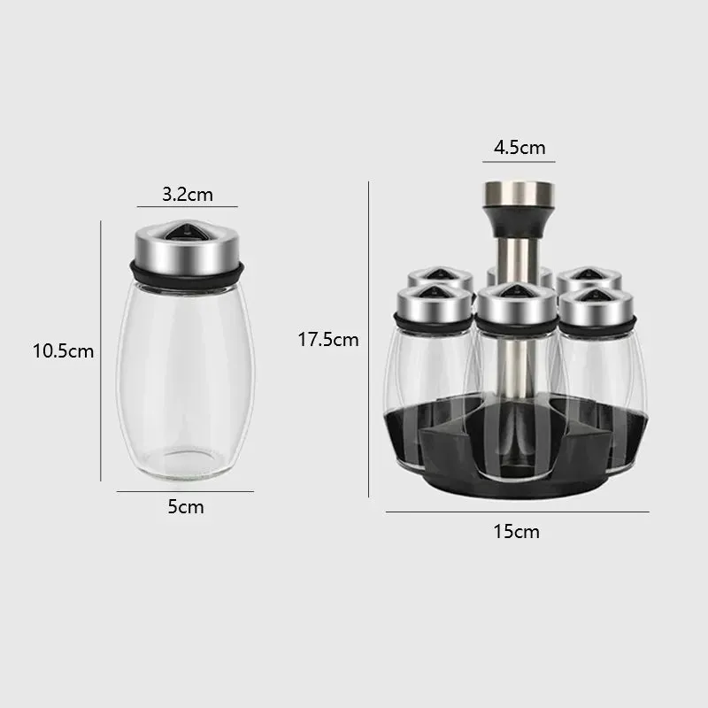 ROTATING SPICES JAR SET