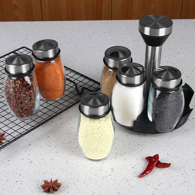 ROTATING SPICES JAR SET