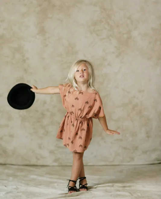 Rylee   Cru Tents Kaftan Dress / Rosewood