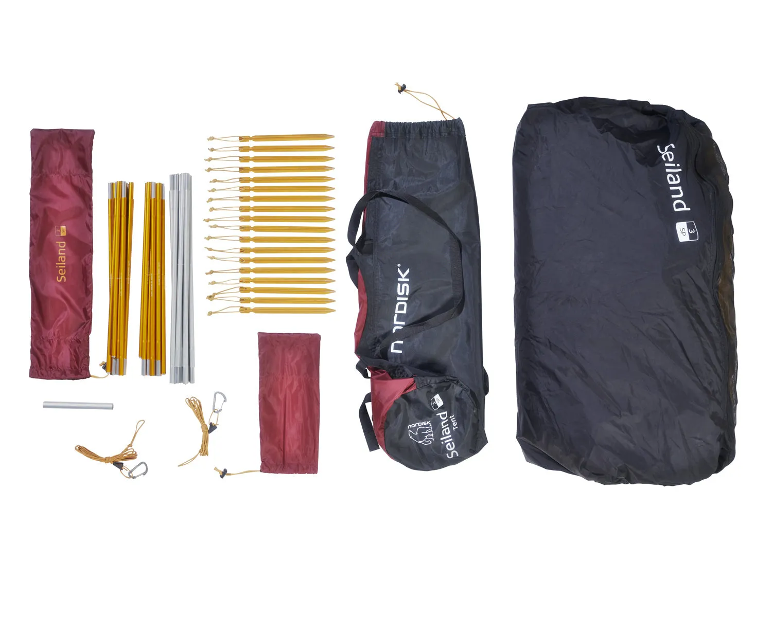 Seiland 3 SP tent - 3 person - Burnt Red